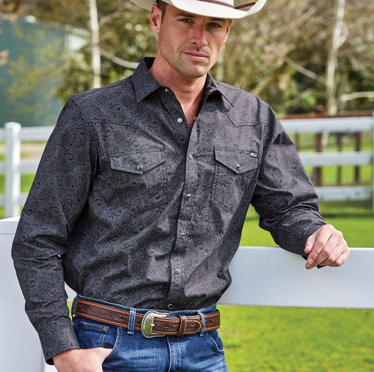 Mens hot sale western clothing