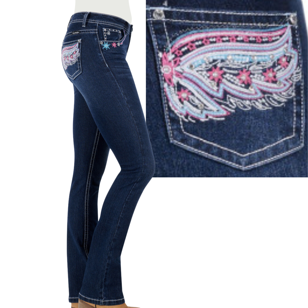 Pure Western Womens Odelia MIDRISE, Bootcut Jeans 34" Leg