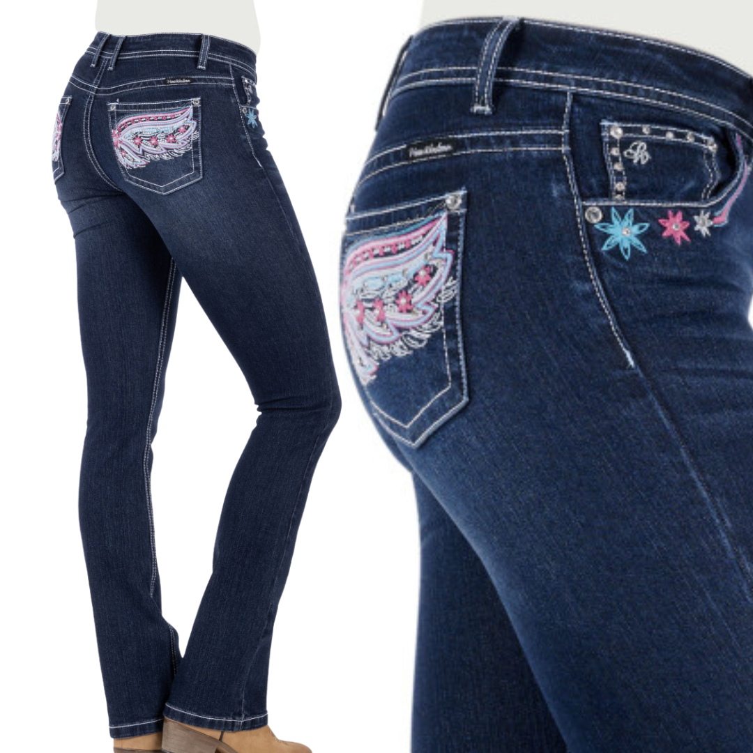 Pure Western Womens Odelia MIDRISE, Bootcut Jeans 34" Leg