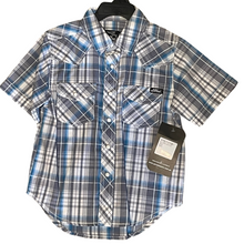 Pure Western Boys Zeke Check SS Shirt - Stylish Outback Clothing