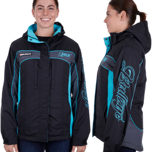 Bullzye Womens Carla Water-Proof Jacket-AQUA