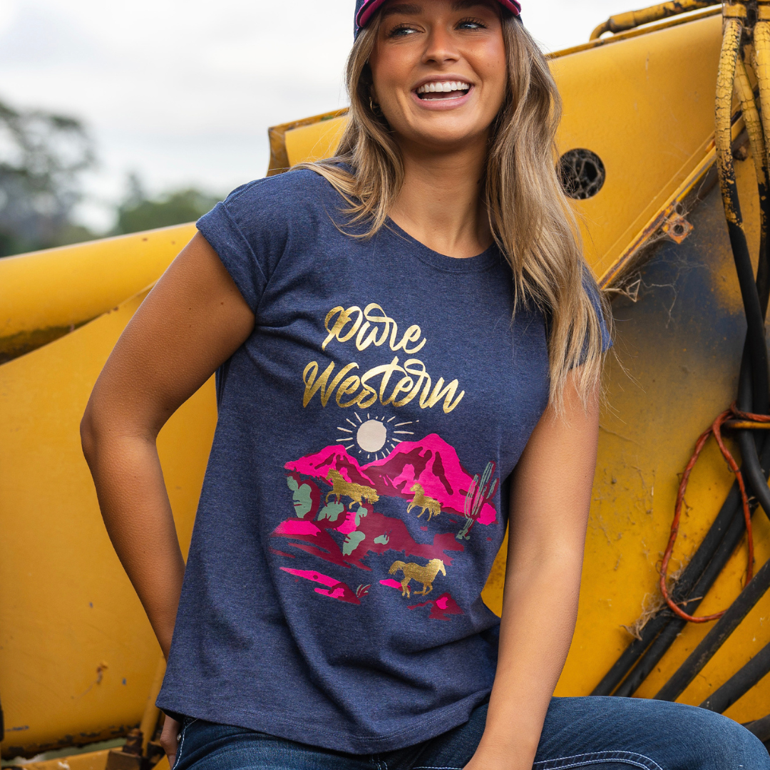 Womens western sales tank tops