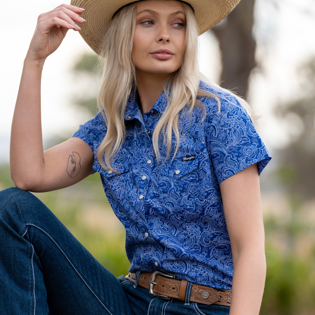 Wrangler shirt best sale womens