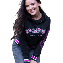 Bullzye Womens Tropics Pullover Hoodie - BLACK