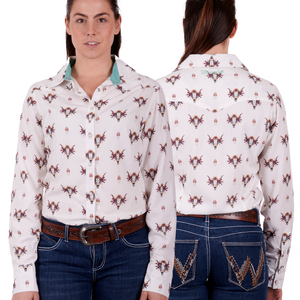 Wrangler Womens Offelia Print LS Shirt