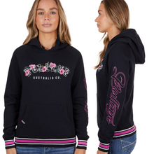 Bullzye Womens Tropics Pullover Hoodie - BLACK