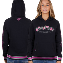 Bullzye Womens Tropics Pullover Hoodie - BLACK