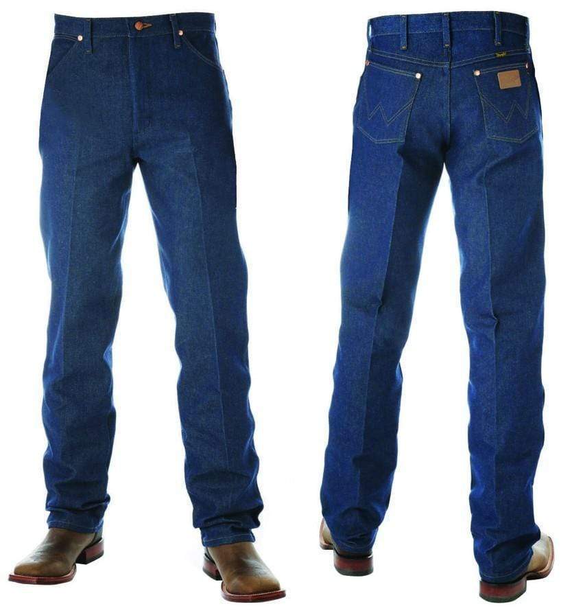 Wrangler Mens Original Fit-RIGID INDIGO Cowboy Cut 32" Leg - Stylish Outback Clothing