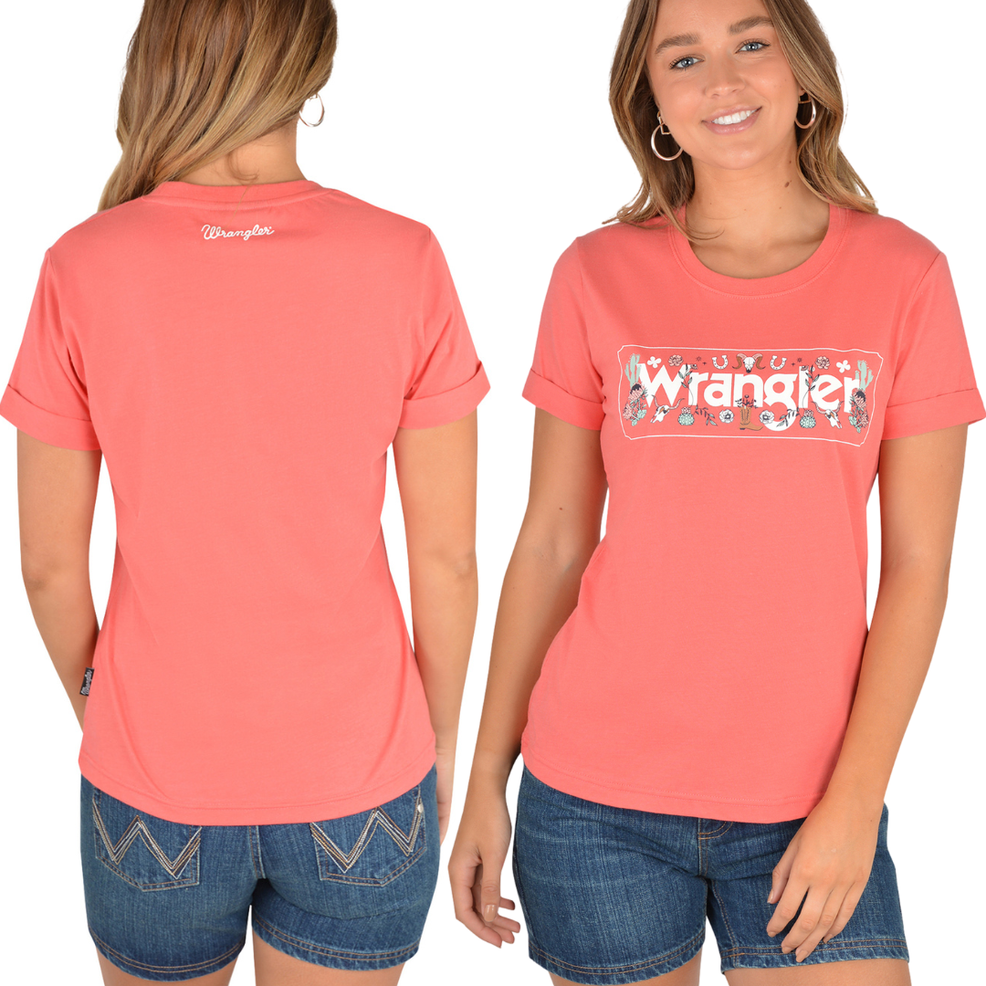 Wrangler Womens Bessie Tee - Stylish Outback Clothing