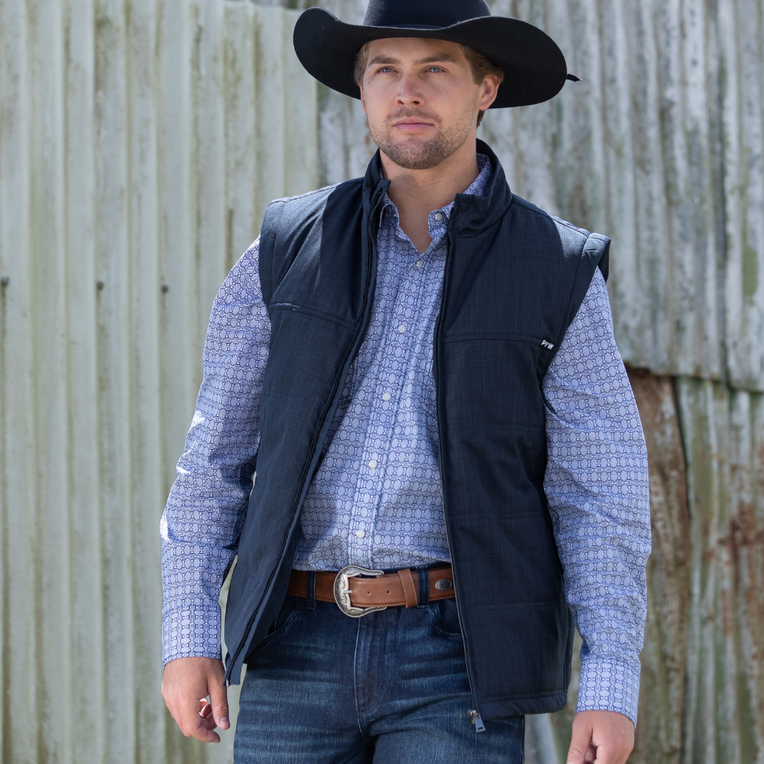 Pure Western Mens Tucker Puffer Jacket - Stylish Outback Clothing