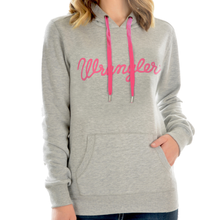 Wrangler Womens Whitney Pull-over Hoodie- GREY - Stylish Outback Clothing