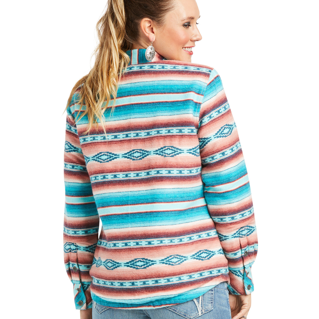 Ariat Womens REAL Shacket- Shirt/Jacket- SERAPE - Stylish Outback Clothing