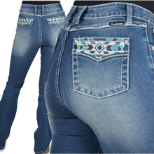 Pure Western Womens Abbi Waist-Hi, Bootcut Jean - 34