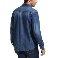 Ariat Mens Retro Fit Denim LS Shirt- STONEWASH - Stylish Outback Clothing