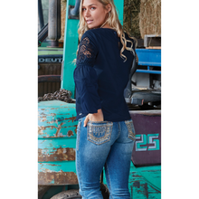 Wrangler Womens True Blue Jeans Low-Rise Jeans-34