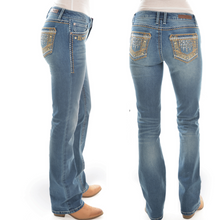 Wrangler Womens True Blue Jeans Low-Rise Jeans-34