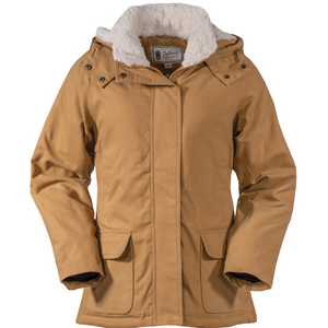 Outback Trading Womens Juniper Canvas Jacket-TAN