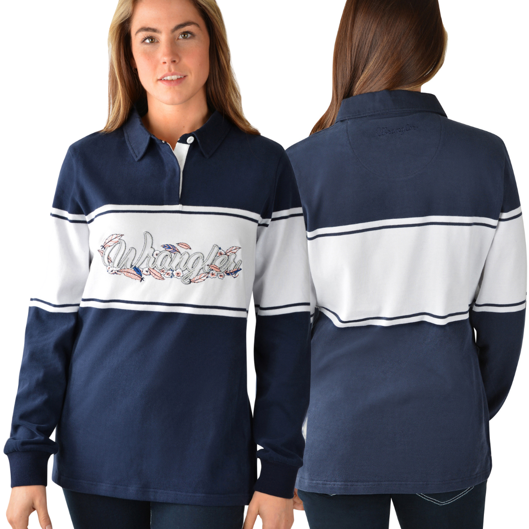 Wrangler rugby top womens Clearance