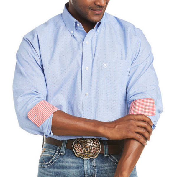 Ariat Mens Wrinkle-Free Gavrel Classic LS Shirt - Stylish Outback Clothing