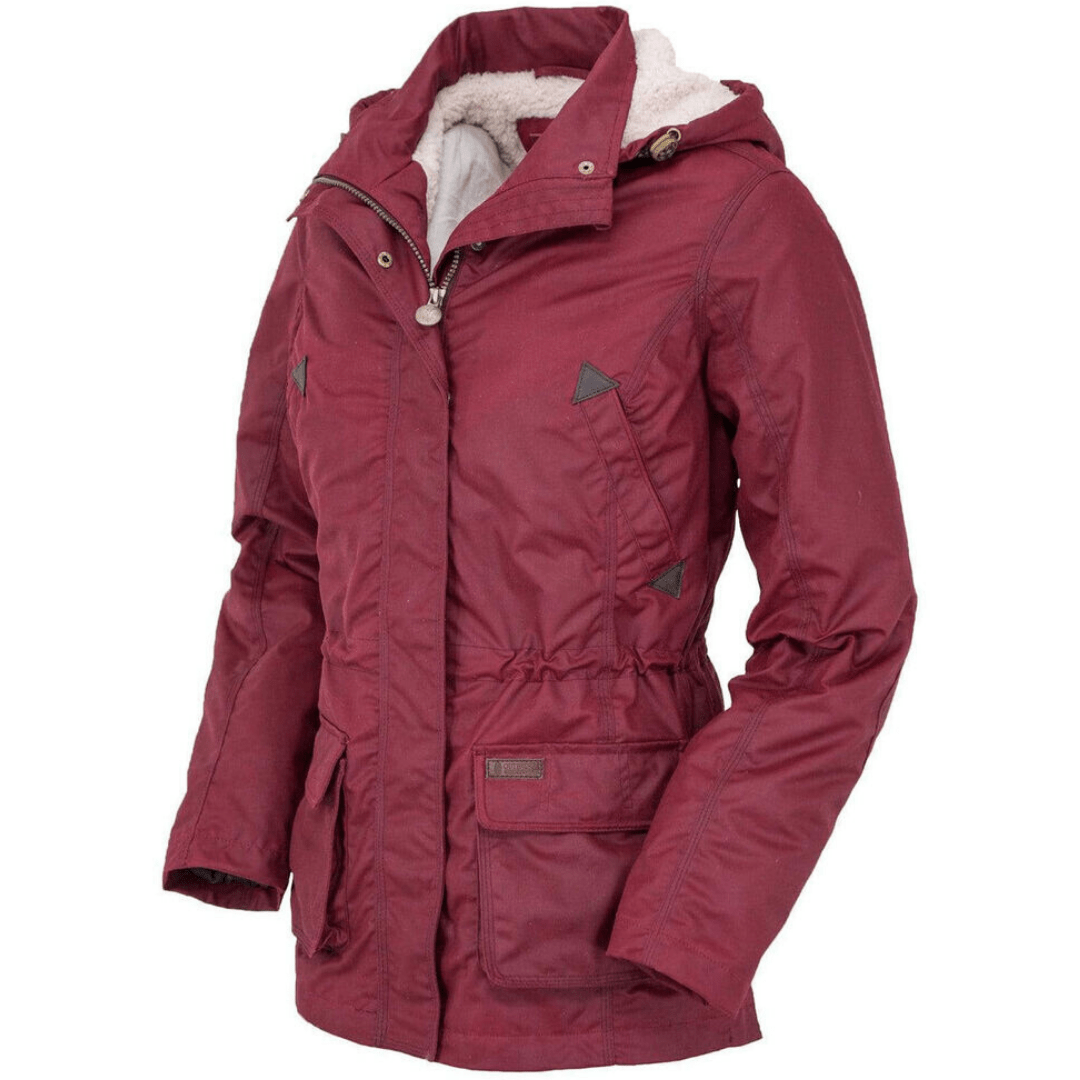 Outback Trading Womens Adelaide Berber Lined Jacket BERRY