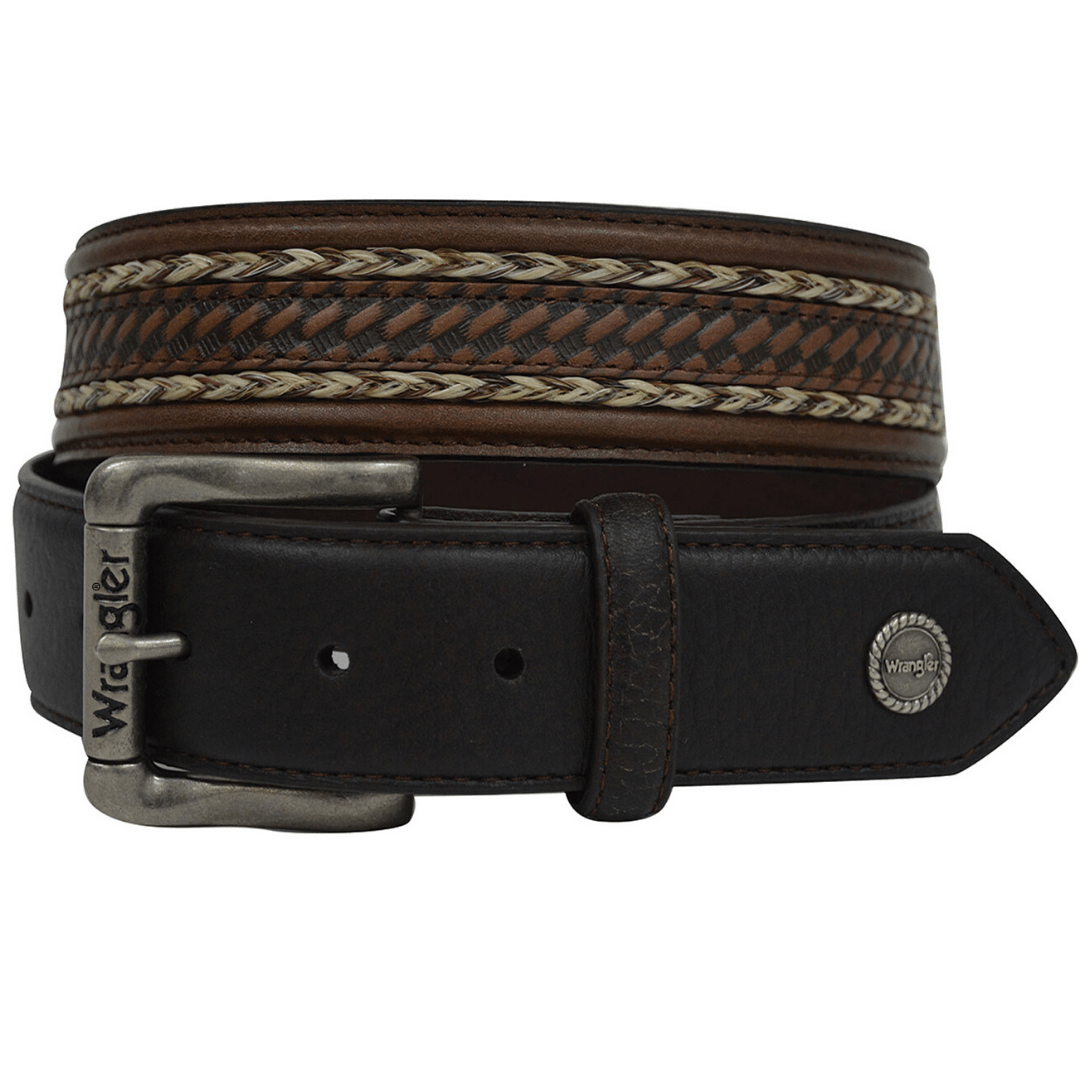 Wrangler Perry Full Grain Leather Belt - Stylish Outback Clothing